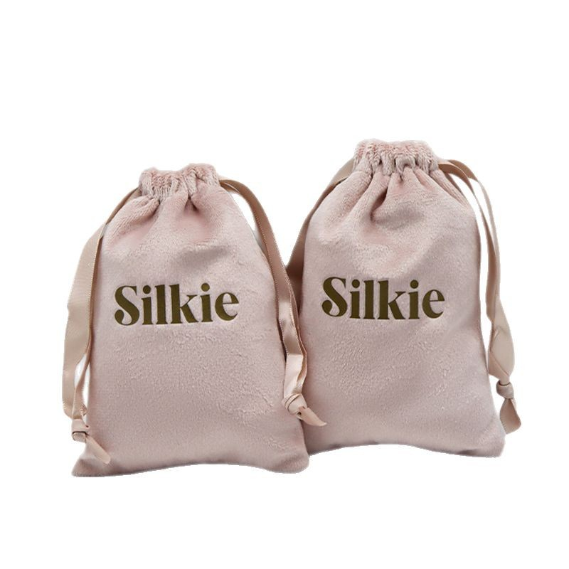 Flannel Drawstring Pouch